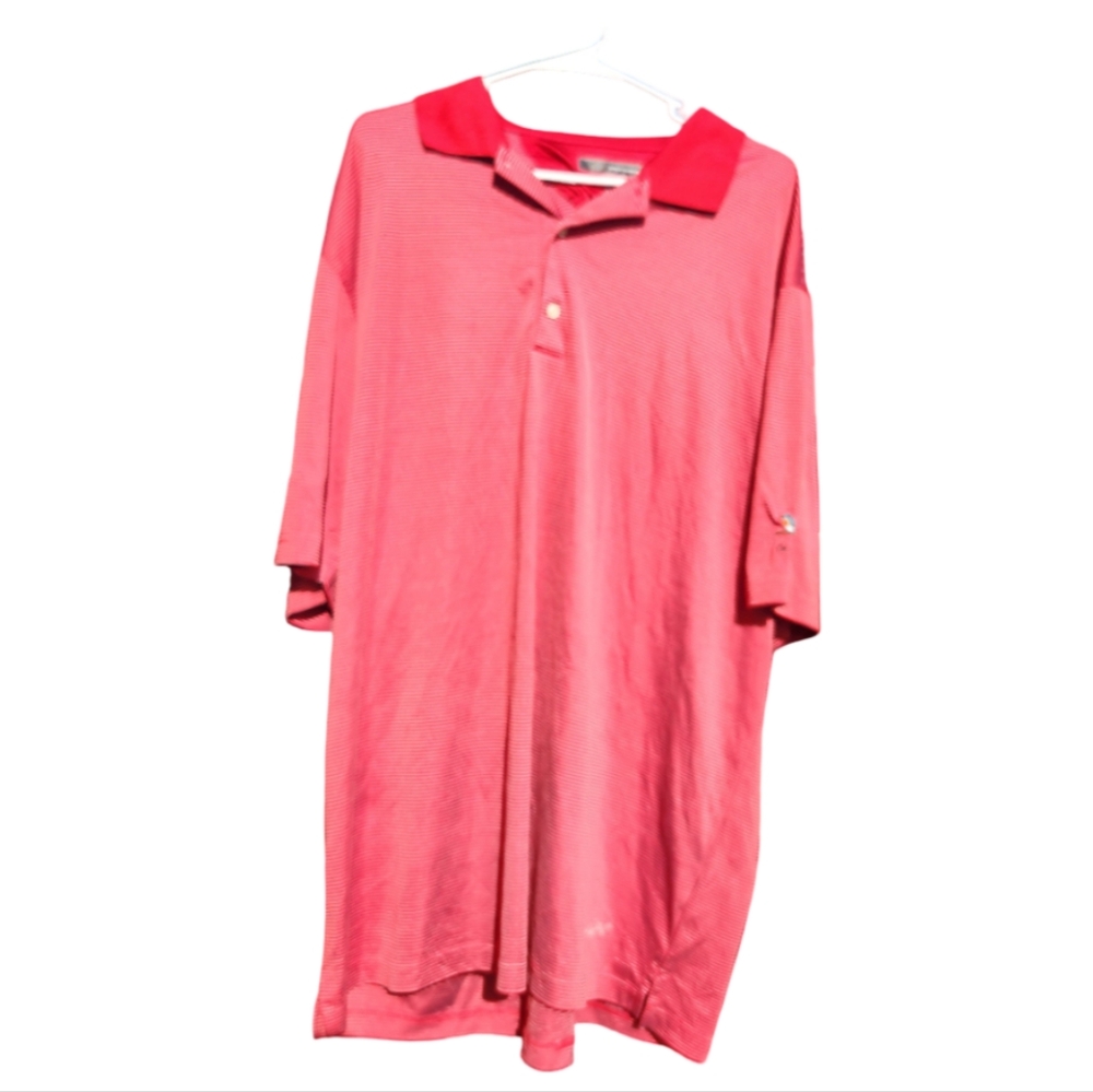 Greg Norman Red Polo Golf Shirt Classic Style XXL